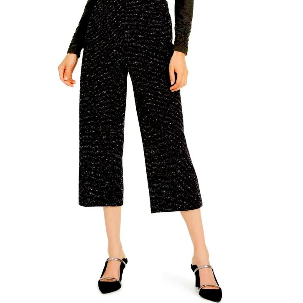 Alfani Sparkle Capri: Metallic-Threaded